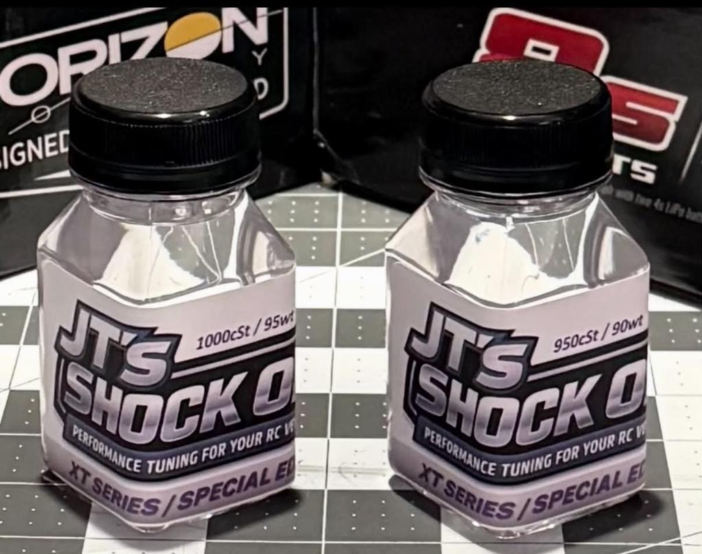 JT's Shock Oil label detail